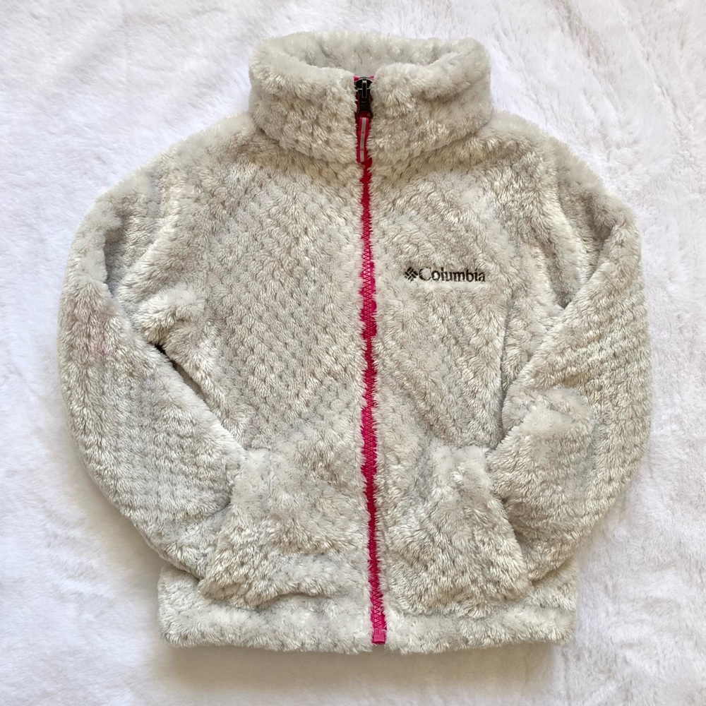 Columbia fuzzy zip up